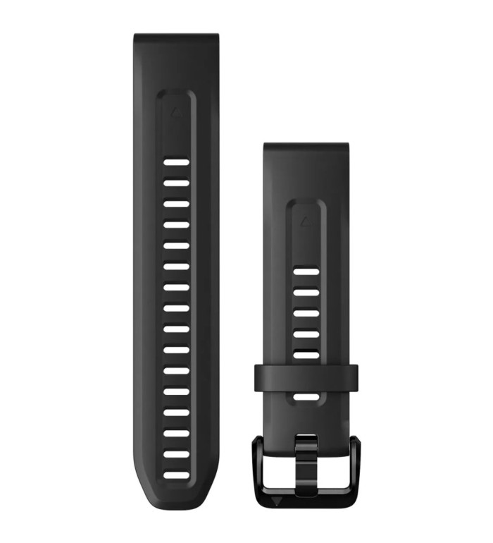 Garmin QuickFit® 20 черна силоконова каишка (fenix 7S/8S)010-13102-00