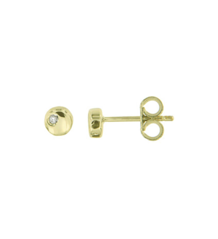 Cara Diamanti златни обеци с диаманти BB0469Y/0.01ctsSI/H