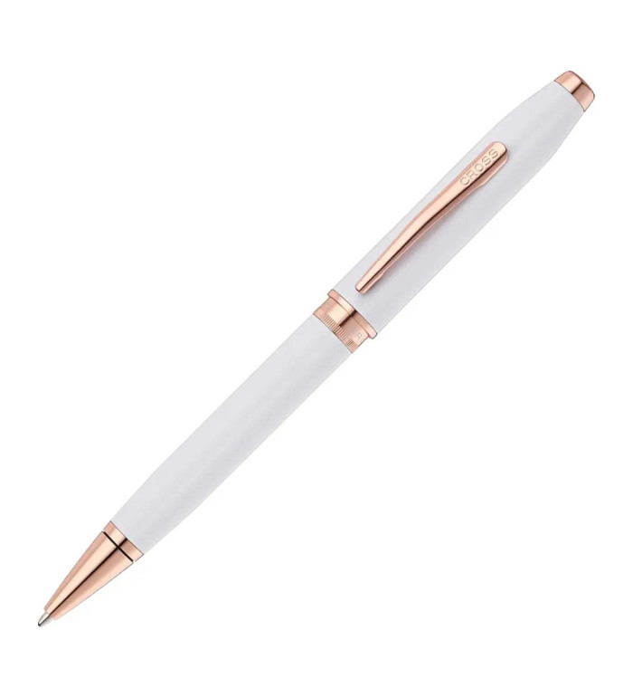 Cross Foundry - Pearl White Lacquer with Rose Gold химикалка