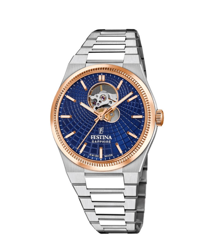 FESTINA SWISS MADE AUTOMATIC OPEN HEART 40MM F20061/2