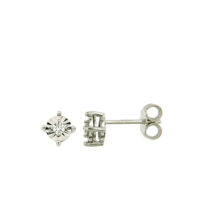 CARA DIAMANTI Златни обеци с диаманти BB0524W/0.15ctsSI/H