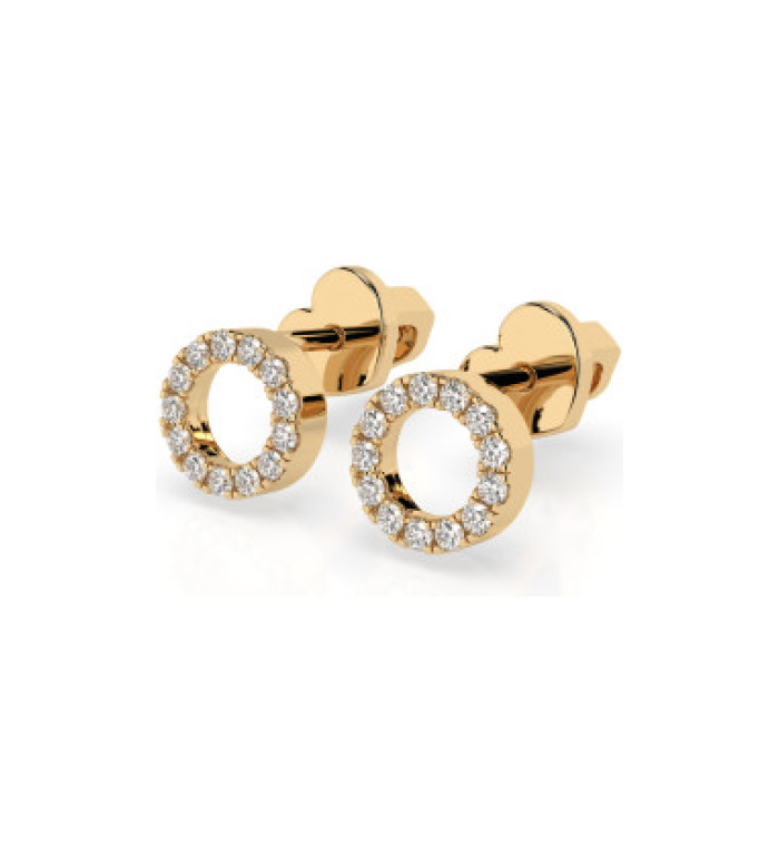 Cara Diamanti златни обеци с диаманти K102-10055Y