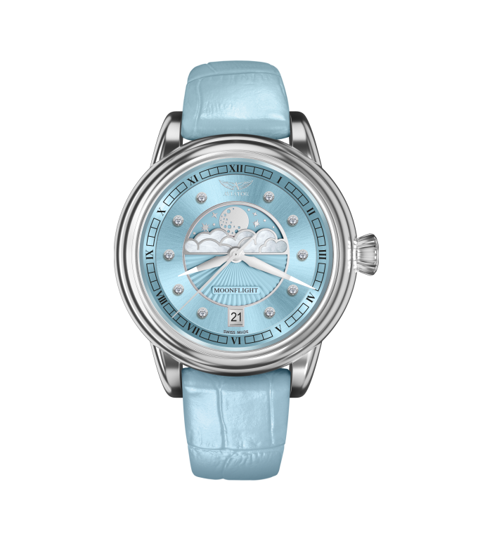 АVIATOR DOUGLAS MOONFLIGHT DIAMONDS 36MM V.1.33.0.359.4