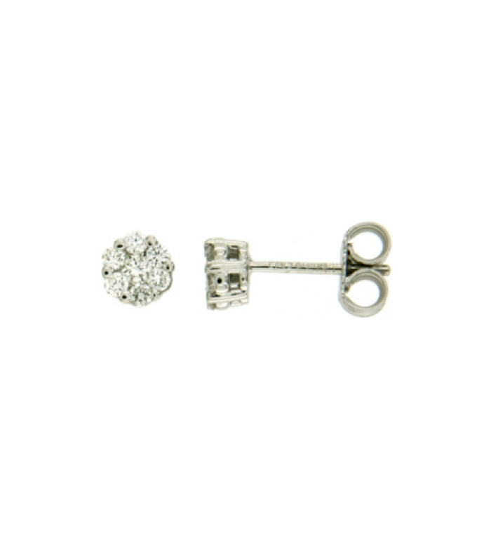 CARA DIAMANTI Златни обеци с диаманти BB0235W/0.32ctsSI/H