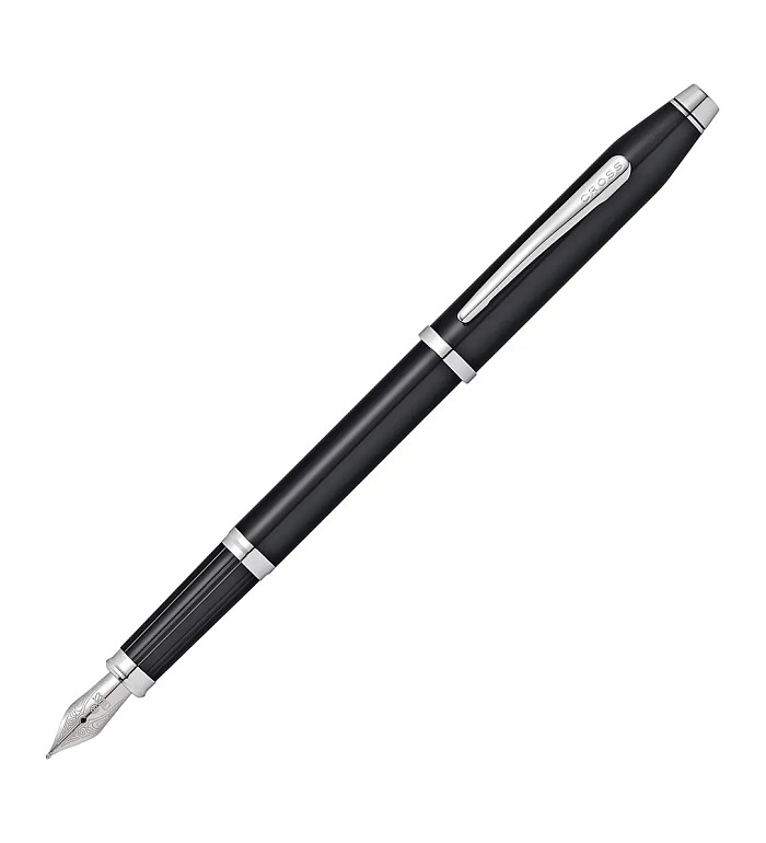 Cross Century II - Black/Chrome писалка, F перо