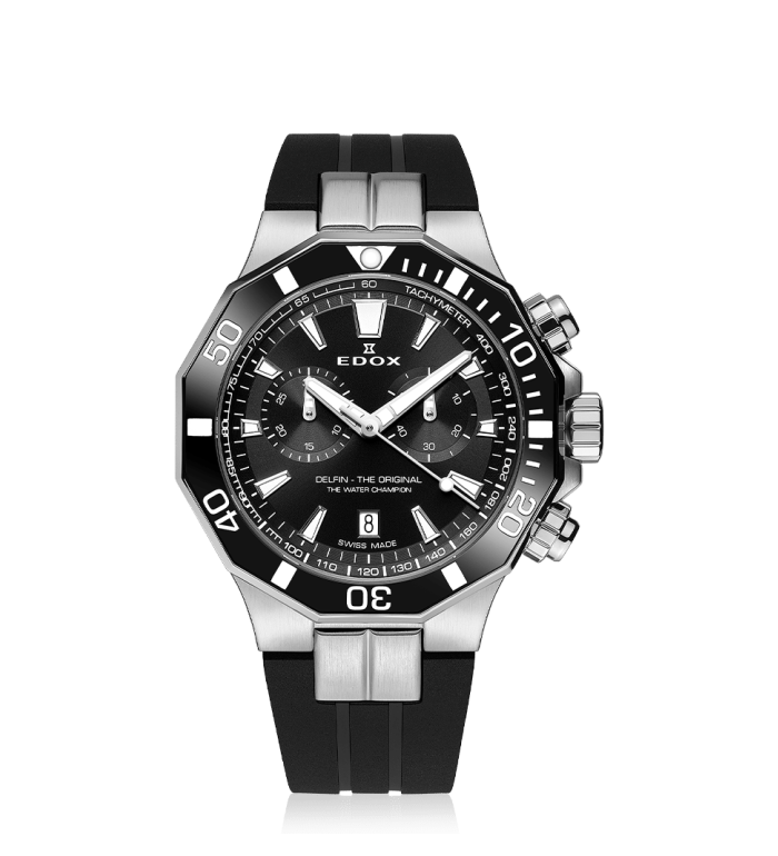 EDOX DELFIN CHRONOGRAPH QUARTZ 43MM MEN'S WATCH 10112 3NCA NIN