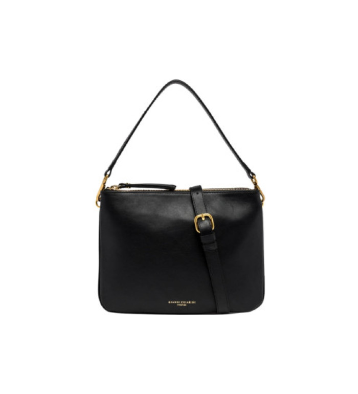 Дамска чанта естествена кожа-ръчна изработка Gianni Chiarini 10436 Black