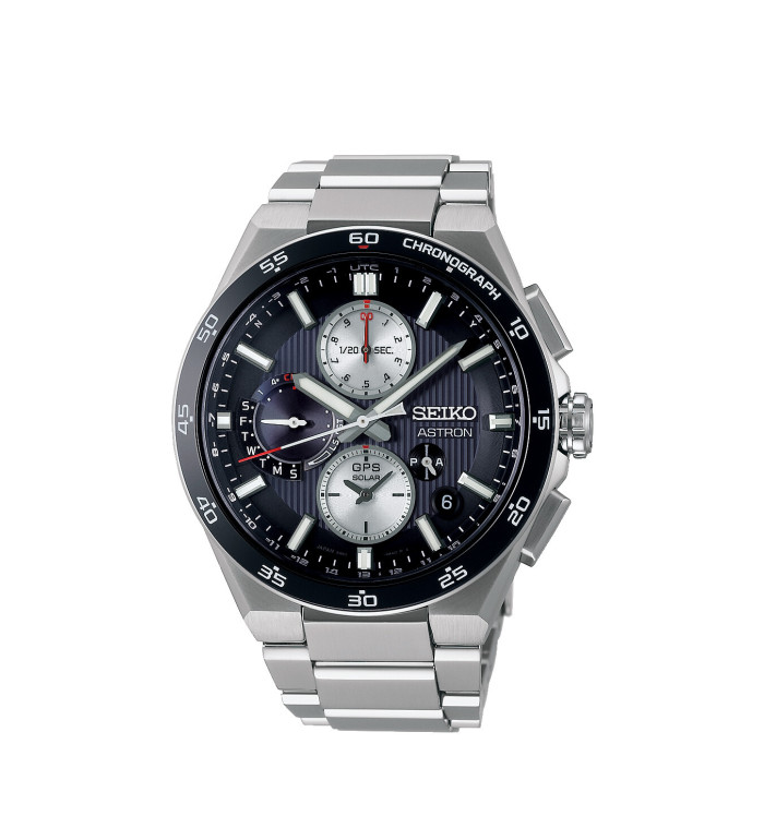 SEIKO ASTRON "NIGHT BLACK 5X GPS SOLAR CHRONOGRAPH SSH151J1