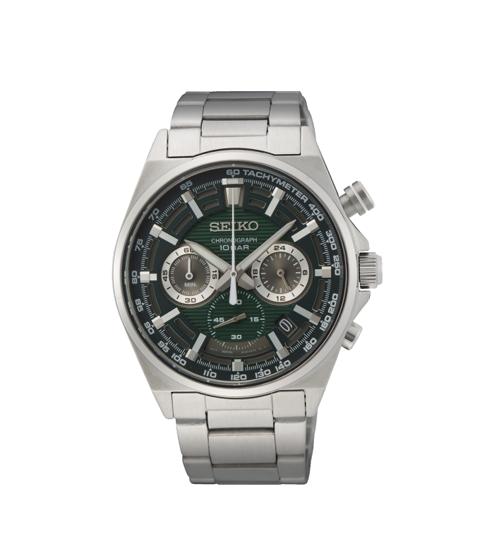 SEIKO SPORT CHRONO RACING 41MM MEN'S WATCH SSB405P1