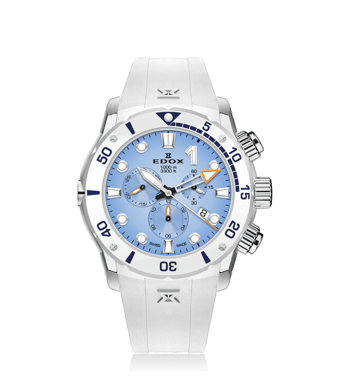 EDOX CO-1 QUARTZ 45MM MEN'S WATCH 10242 TINB BUICDNO