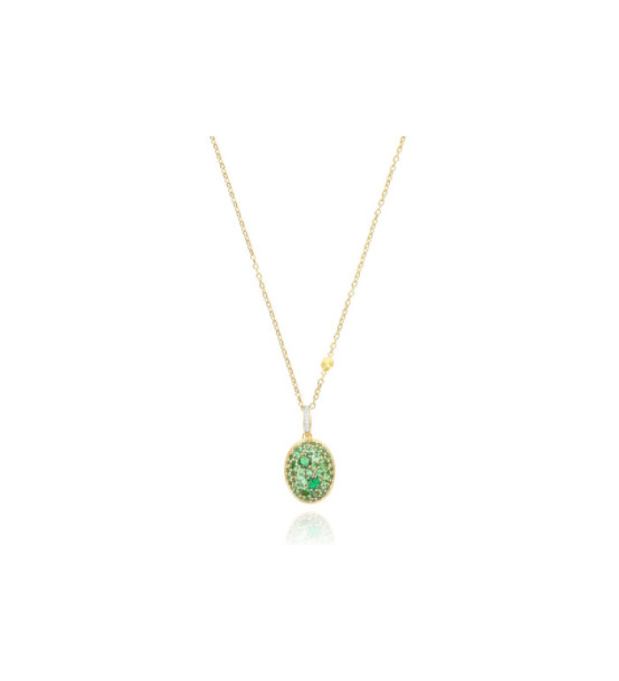 Nanis Boules колие цаворит / диаманти PS36-609