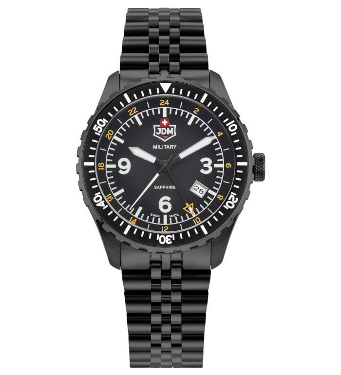 Мъжки часовник JDM Military Sapphire Wingman GMT JDM-WG028-01