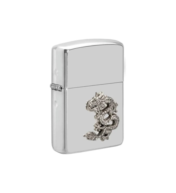 Запалка Zippo - Chinese Dragon Sterling Silver Emblem