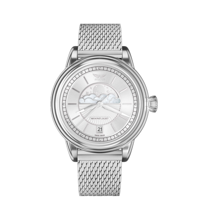 AVIATOR DOUGLAS MOONFLIGHT 36MM V.1.33.0.250.5