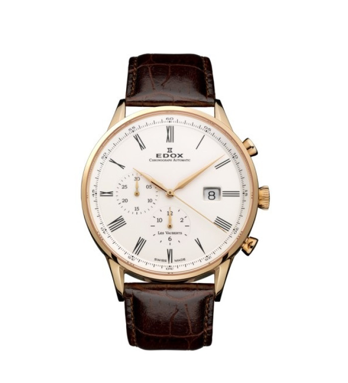 EDOX LES VAUBERTS AUTOMATIC 42MM MEN'S WATCH 91001 37R AR