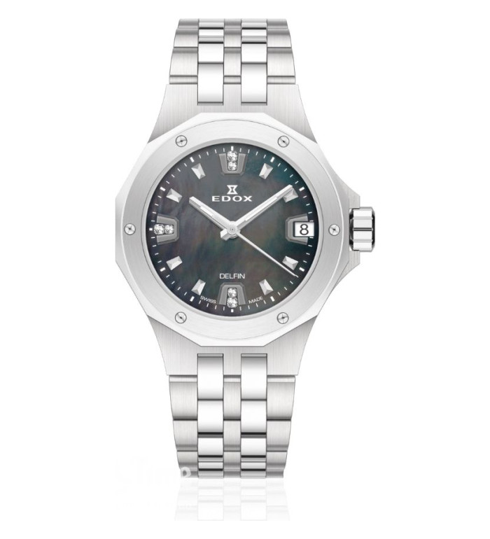 EDOX DELFIN THE ORIGINAL DATE LADY 33 ММ 53100-3M-NANND