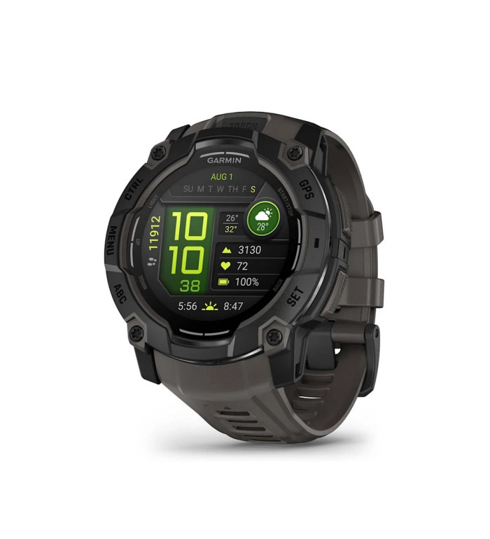 GARMIN INSTINCT 3 AMOLED 50ММ BLACK С CHARCOAL КАИШКА 010-03020-00