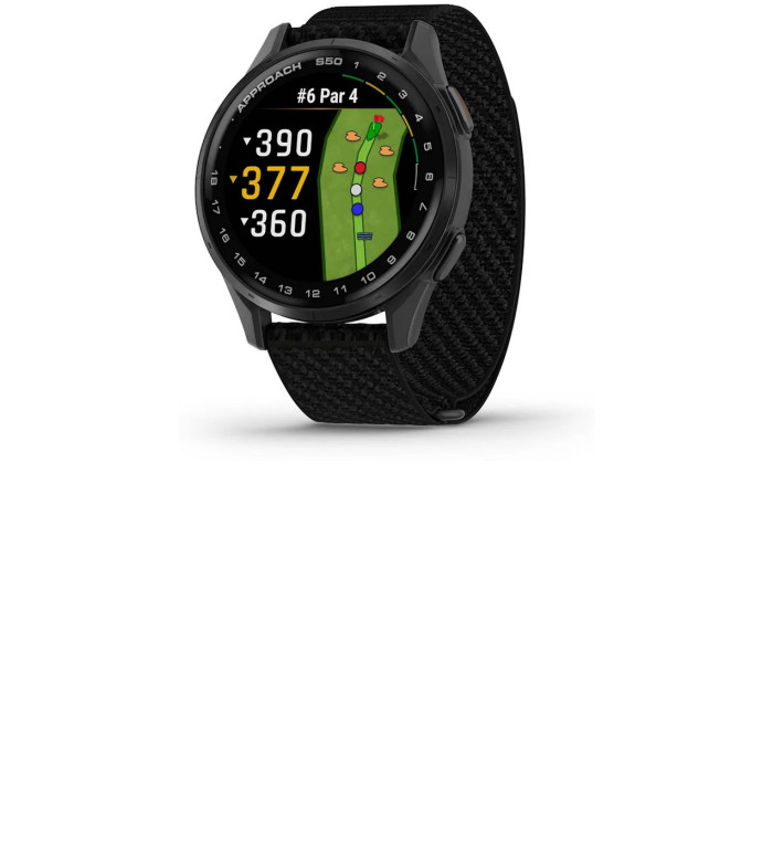 GARMIN APPROACH S50 - Slate Aluminium безел с Black ComfortFit Nylon каишка 010-03010-00