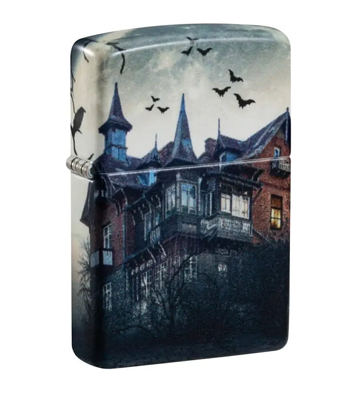 Zippo Glow In The Dark Horror House Design запалка