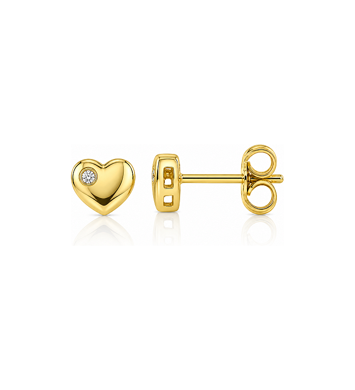 Cara Diamanti златни обеци с диаманти BB0462Y/0.01ctsSI/H