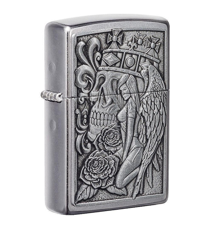 Zippo Skull And Angel Emblem Design запалка 49442