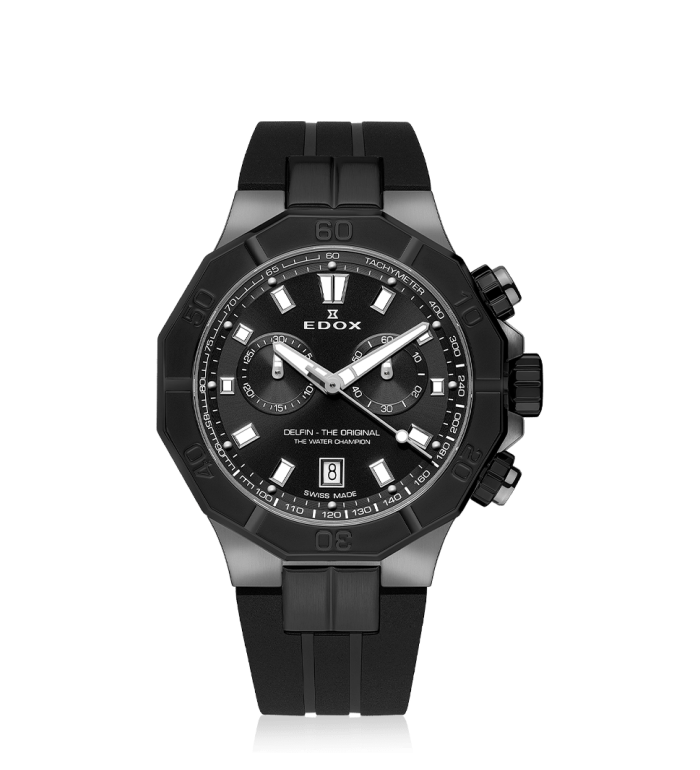 EDOX DELFIN CHRONOGRAPH QUARTZ 43MM MEN'S WATCH 10113 37GNCA NGIN