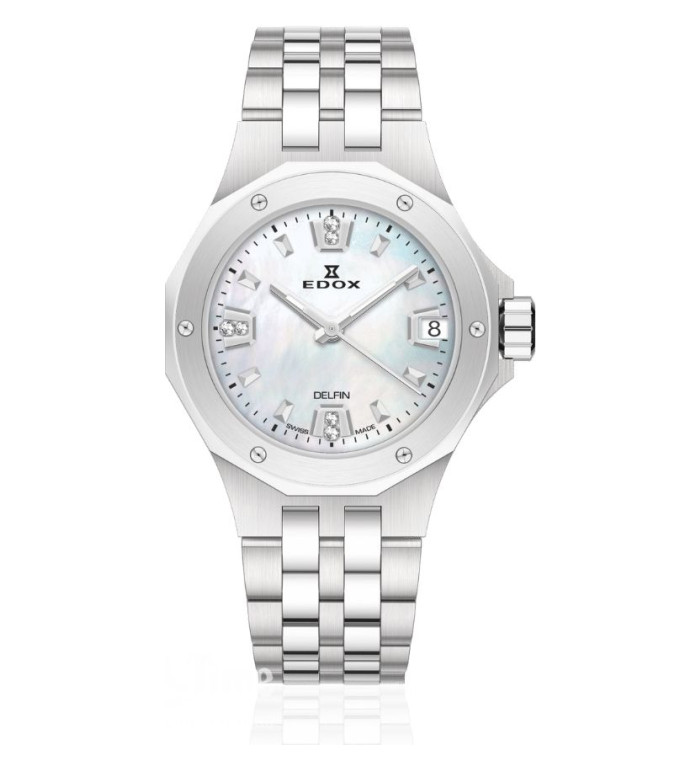 EDOX DELFIN THE ORIGINAL DATE LADY 33 ММ 53100-3M-NAND