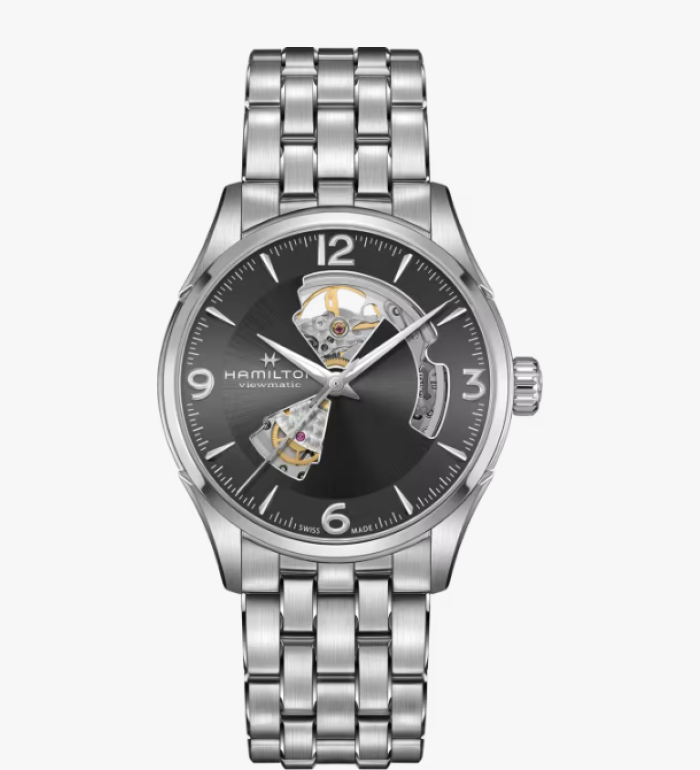 HAMILTON JAZZMASTER OPEN HEART AUTO 42 ММ H32705181