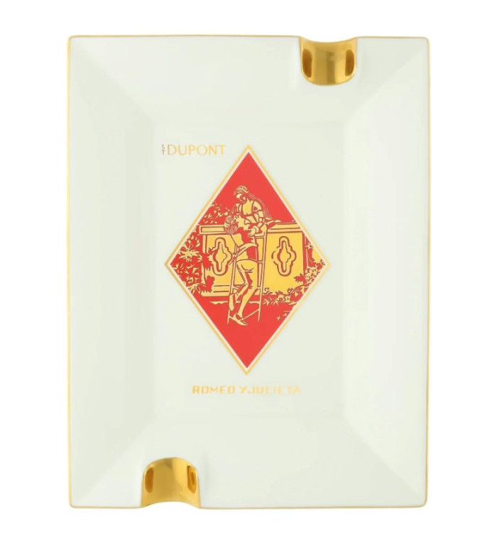 S.T.Dupont Ashtray Porcelain Romeo y Julieta White пепелник 6450