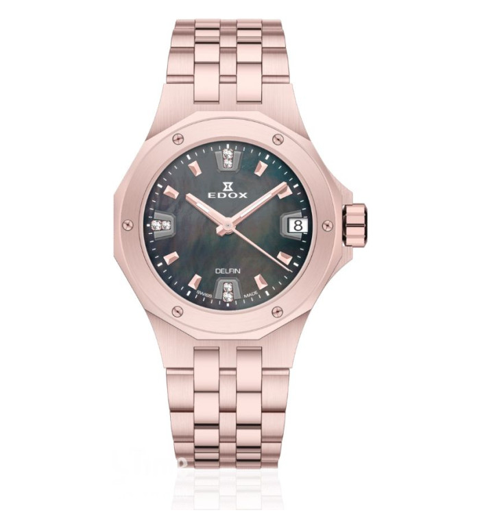 EDOX DELFIN THE ORIGINAL DIVER DATE LADY 33 ММ 53100-37RM-NANRND