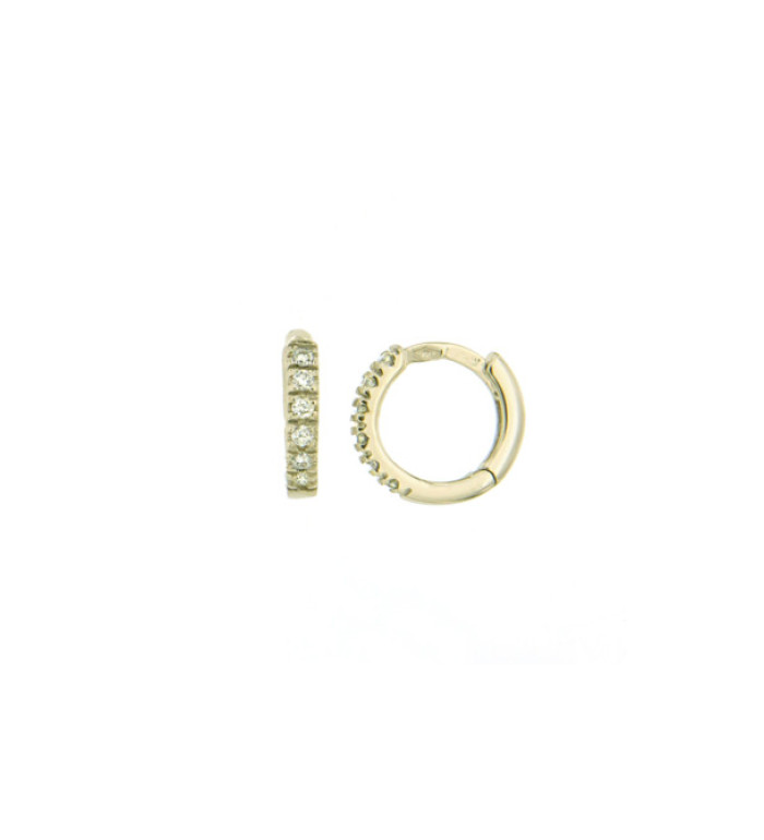 CARA DIAMANTI Златни обеци с диаманти BB0406Y/0.12ctsSI/H