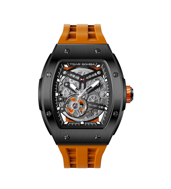 TSAR BOMBA T-Elemental Automatic Black Orange TB8228A-02