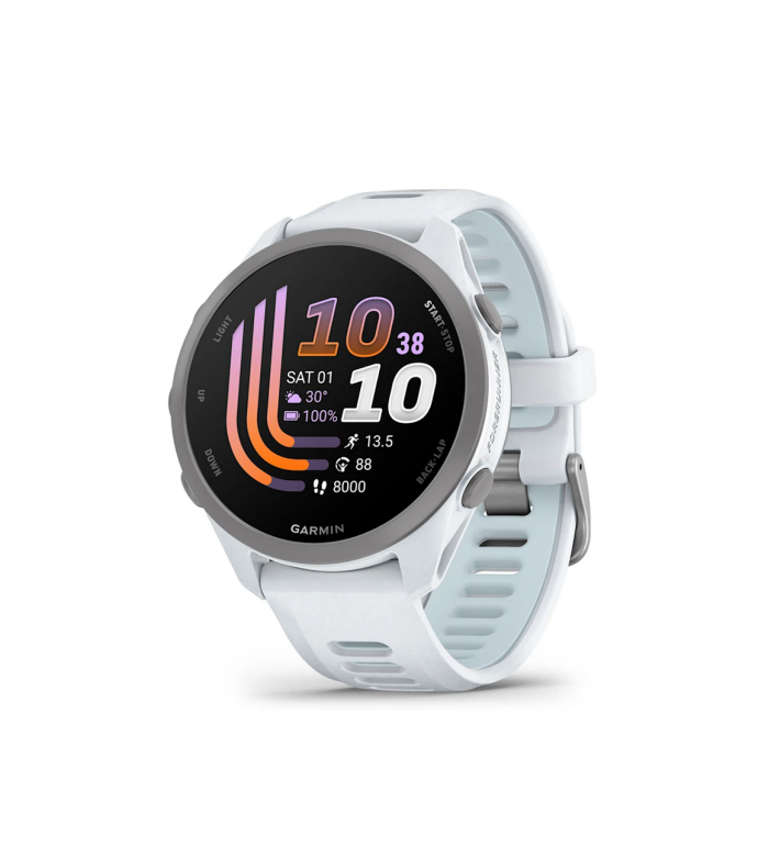 GARMIN FORERUNNER® 170 MUSIC – WHITESTONE / CLOUD BLUE   010-03920-11