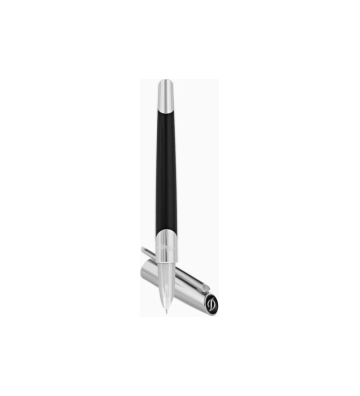 ПИСАЛКА S.T.DUPONT DEFI MILLENIUM SILVER AND BLACK 400706