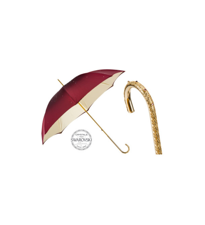 PASOTTI ДАМСКИ ЧАДЪР  2Burgundy Swarovski® 184 Serge-17 U2