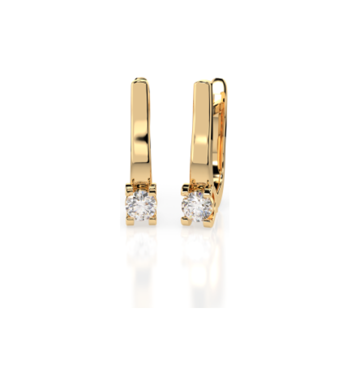 Cara Diamanti златни обеци с диаманти K102-10022/0,20CT