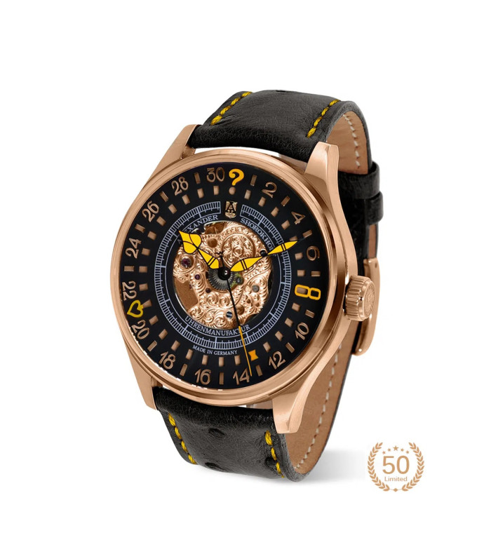 ALEXANDER SHOROKHOFF LUCKY 8-2 43.5MM LIMITED EDITION 50PCS  AS.V3.02-GY***