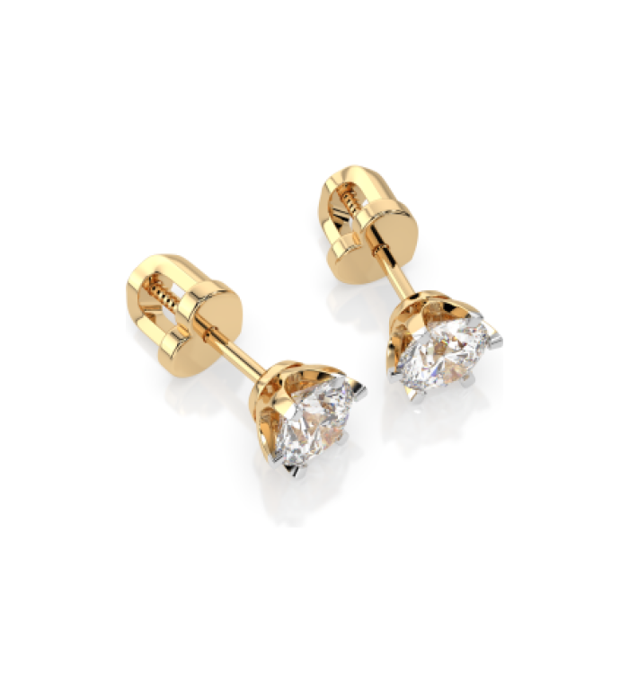 Cara обеци с диаманти 0,90 ct GIA сертификат K102-10040Y