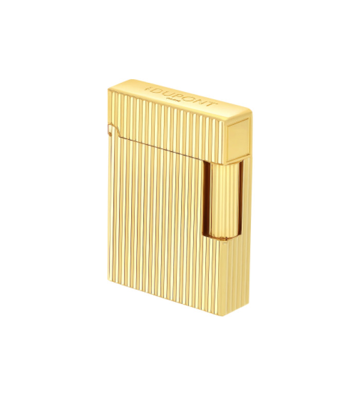 Запалка S.T.Dupont Ligne 1 Guilloche Lighter Gold C14020