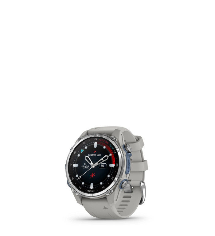 Garmin Descent MK3 с FOG Grey силиконова каишка 010-02753-04