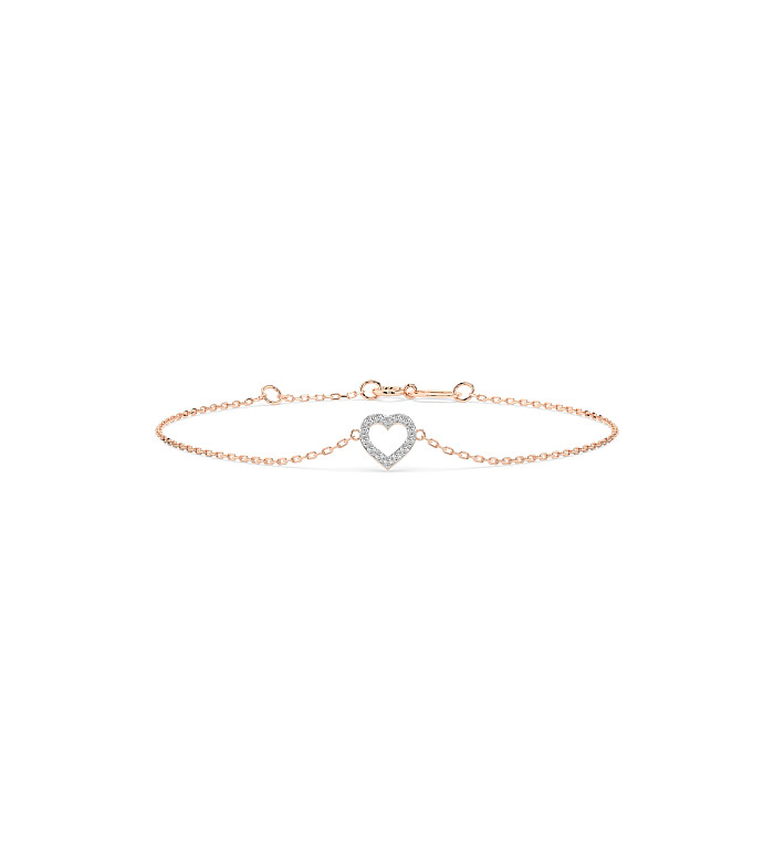 Cara гривна с диаманти 0.07 ct – ЗЛАТНО БИЖУ 14К K105-10005R/14K