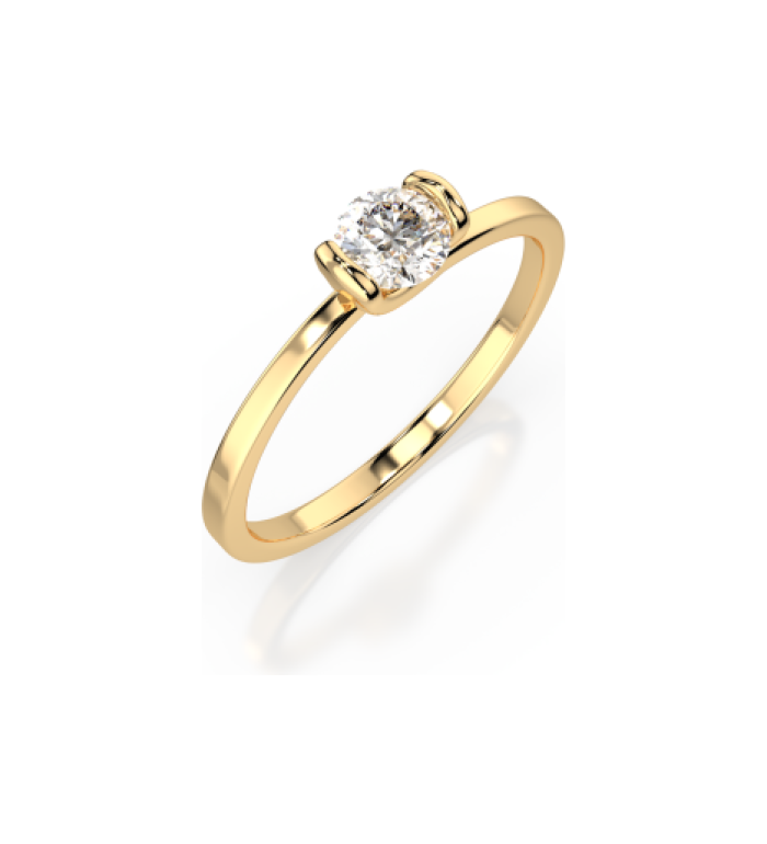 Cara пръстен с диамант 0.3 ct GIA сертификат K101-10016Y