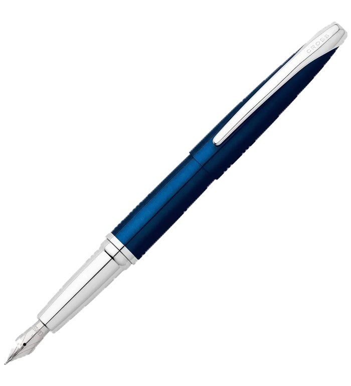 Писалка Cross ATX - Translucent Blue Lacquer, F перо