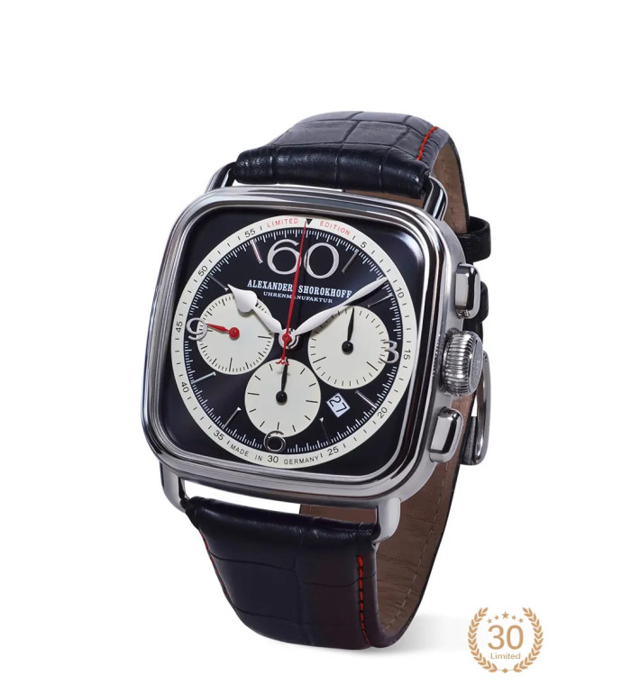 ALEXANDER SHOROKHOFF SQUARE&ROUND 44.5MM LIMITED EDITION 30PIECES AS.SR02-4