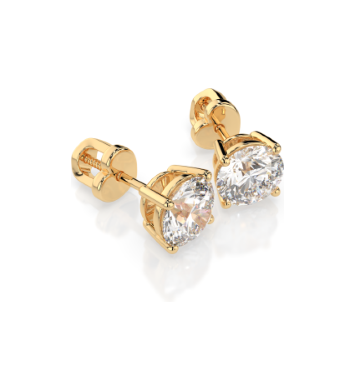 Cara обеци с диаманти 1.40 ct GIA сертификат K102-10012Y
