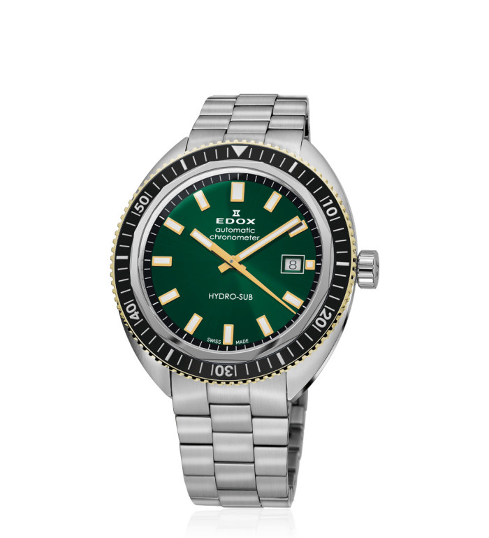 Edox Hydro-Sub Date Automatic Chronometer Limited Edition 500PCS 80128 357JNM VID