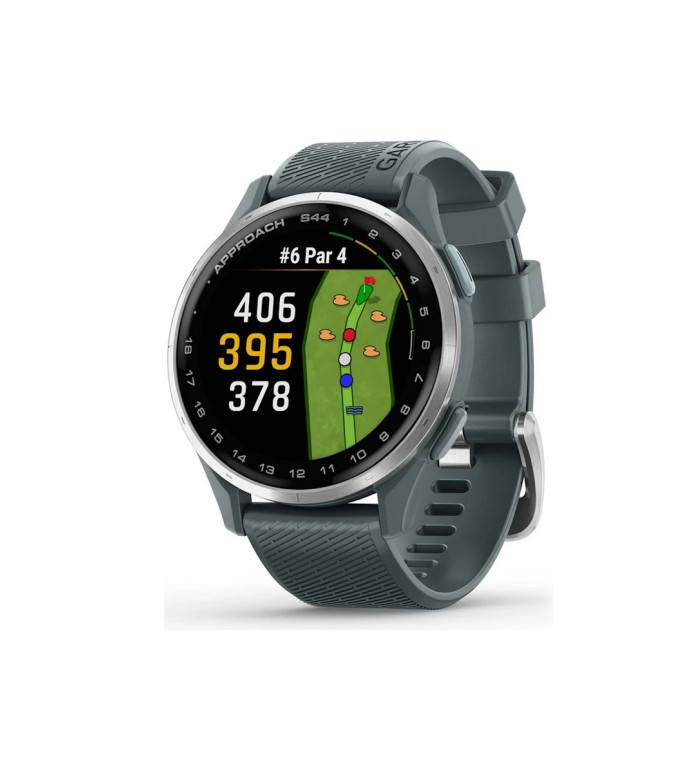 GARMIN APPROACH S44 -  Silver Aluminium безел с Twilight силиконова каишка