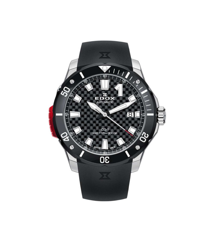 Edox CO-1 DATE AUTOMATIC BEZEL LOCK 80137 3NR CANN