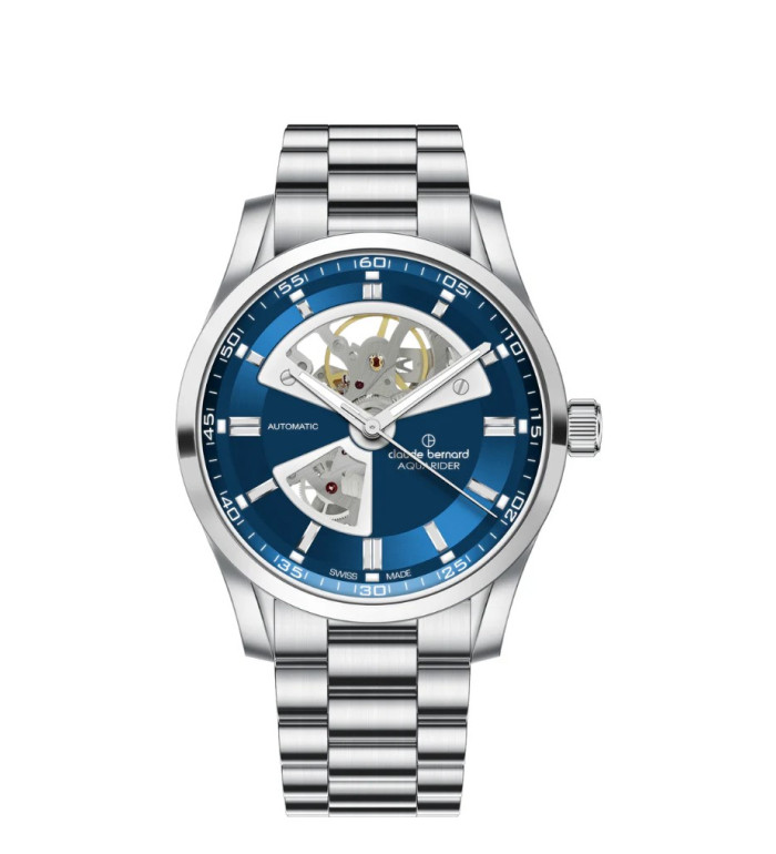CLAUDE BERNARD AQUARIDER OPEN HEART 42MM 85030 3M BUIN