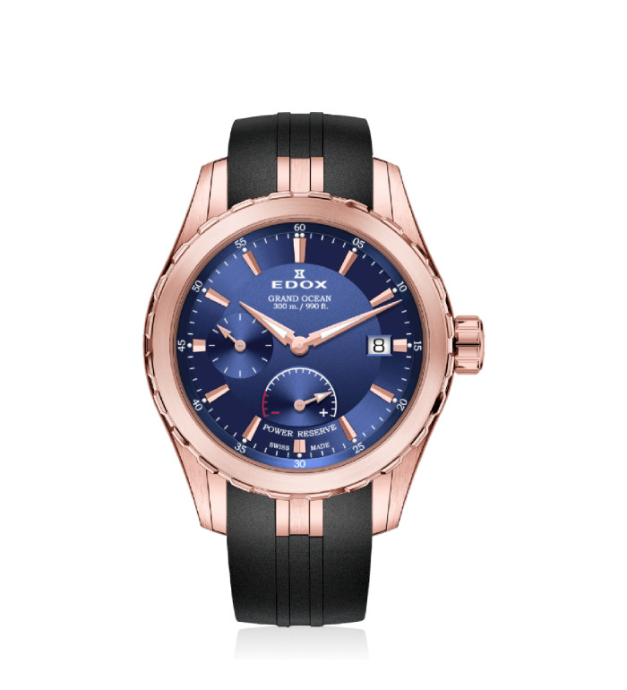 ЧАСОВНИК EDOX GRAND OCEAN POWER RESERVE AUTOMATIC 40MM 94500 94500 37RCA BUIR